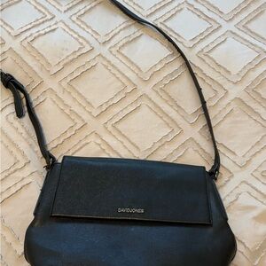 David Jones Black Crossbody Bag